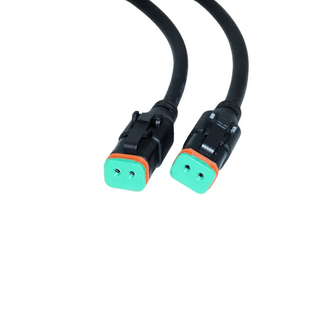 Overgangskabel fra 1 til 2 DT kontakter | Lang model 50cm