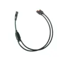 Helst&#248;pt DT 2-pin Y  kabel splitter 75cm Helst&#248;pt og vanntett lang modell 1,5mm&#178;