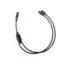 DT 2-pin kabel 75cm fra 1 stk DT hun til 2 stk DT han