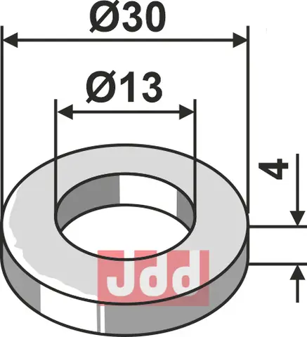 Skive Ø30x4xØ13 Kuhn