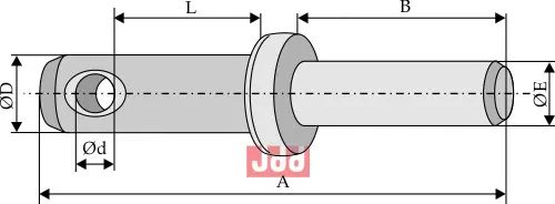 Bolt for løftearm for påsveising - JDD Utstyr