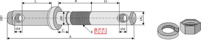 Redskaps bolt - JDD Utstyr