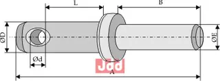 Bolt for løftearm for påsveising