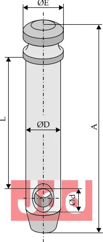 Toppstags bolt - JDD Utstyr
