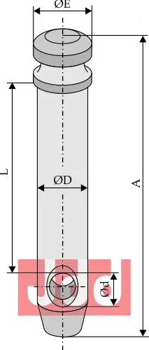 Toppstags bolt - JDD Utstyr