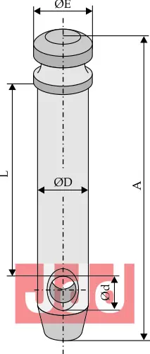 Toppstags bolt - JDD Utstyr