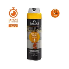 Soppec Ideal Spray fluo Oransje, 500 ml 360°skrive/tunnelspray