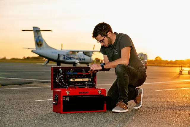 Bahco verktøykasse i metall m 3 skuffer Ekstra kraftige verktøykasser 