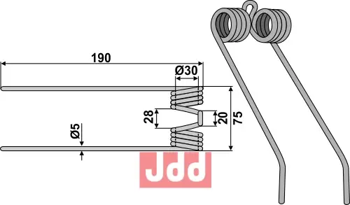 Pick up tind - JDD Utstyr