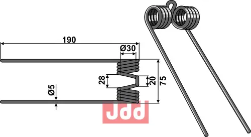 Pick up tind - JDD Utstyr