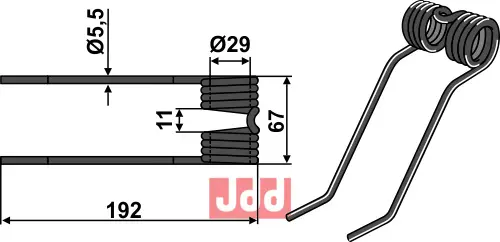 Pick up tind - JDD Utstyr