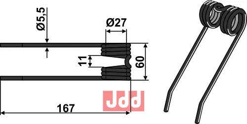 Pick up tind - JDD Utstyr