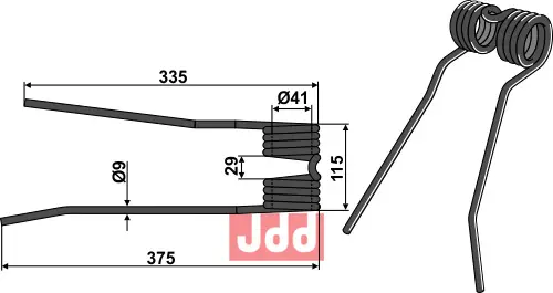 Tind -  venstre - JDD Utstyr