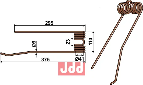 Vende tind - venstre - JDD Utstyr