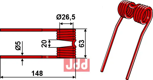 Pick up tind - JDD Utstyr