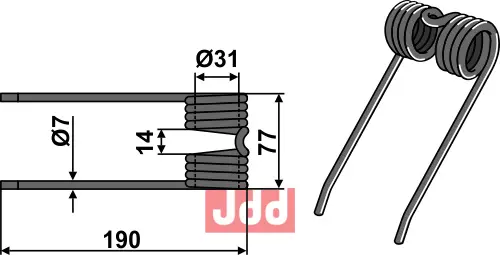 Pick up tind - JDD Utstyr