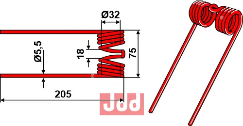 Pick up tind - JDD Utstyr