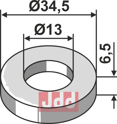 Skive &#216;34,5x6,5x&#216;13 Kuhn