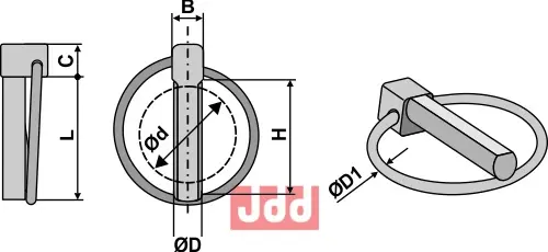 Ringsplittt Senket modelll - JDD Utstyr