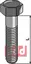 Hexagon bolt M16x2x160 M16x2, 160mm, kvalitet 8.8
