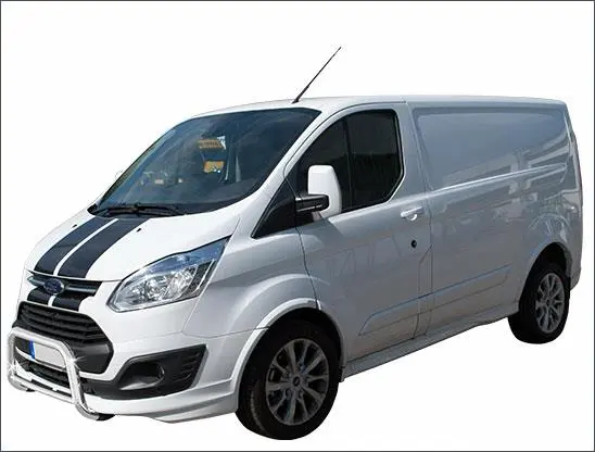 Antec EU Frontbøyle 60mm / 42mm Ford Transit Custom 2013 - 2019+ 