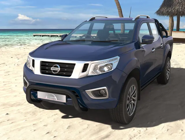 Antec EU Frontbøyle 76mm Sort Nissan Navara D23 2016-2019+ 