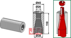 Sveise foring 110mm