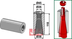 Sveise foring 110mm