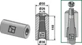 Sveiseforing for frontlaster Ø 50, lengde 110 mm