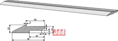 Skjær for lasterskuffe 90 x 22 mm