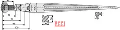 Frontlastertand - 1100mm