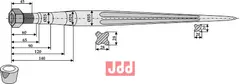 Frontlastertand - 1400mm