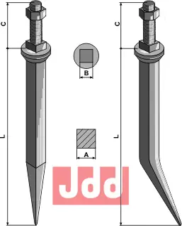 Granatharvetenner fremstillet af - JDD Utstyr