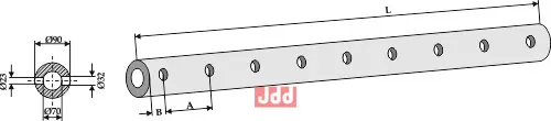 Konsolrør for tenner - 1700 - 9 - JDD Utstyr