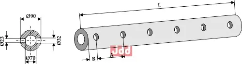 Konsolrør for tenner - 980 - 6 - JDD Utstyr