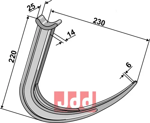 Ballespyd - 230mm - JDD Utstyr