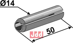 Hulllspendstift Ø14x50