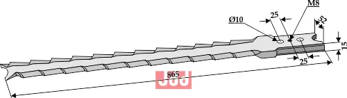 Ensilage Kniv - JDD Utstyr