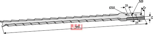 Ensilage Kniv - JDD Utstyr