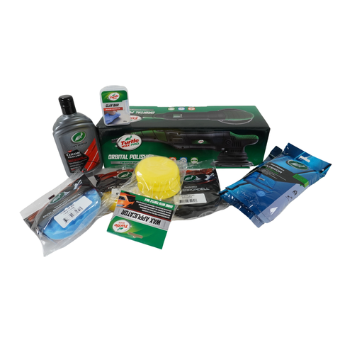 Turtle Wax Pro Maskinpoleringspakke Alt du trenger for en skinnende bil!