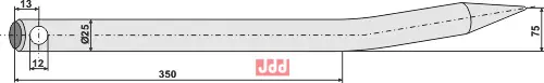 Ballespyd - 565mm - JDD Utstyr