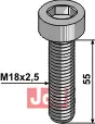 Umbracobolt M18x2,5x55 - 12.9 u. Mutter