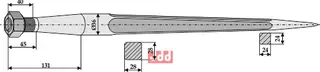 Frontlastertand - 600mm