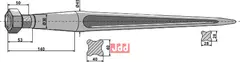 Frontlastertand - 820mm