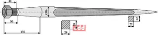 Frontlastertand - 680mm