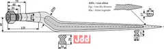 Frontlastertand Ensilage - 800mm