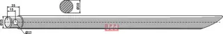 Frontlastertand - 800mm