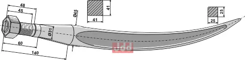 Ballespyd - 940mm - JDD Utstyr