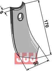 Harvspiss 170x90x8 Marsk-Stig