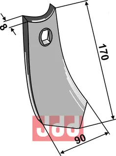 Harvspiss 170x90x8 Marsk-Stig